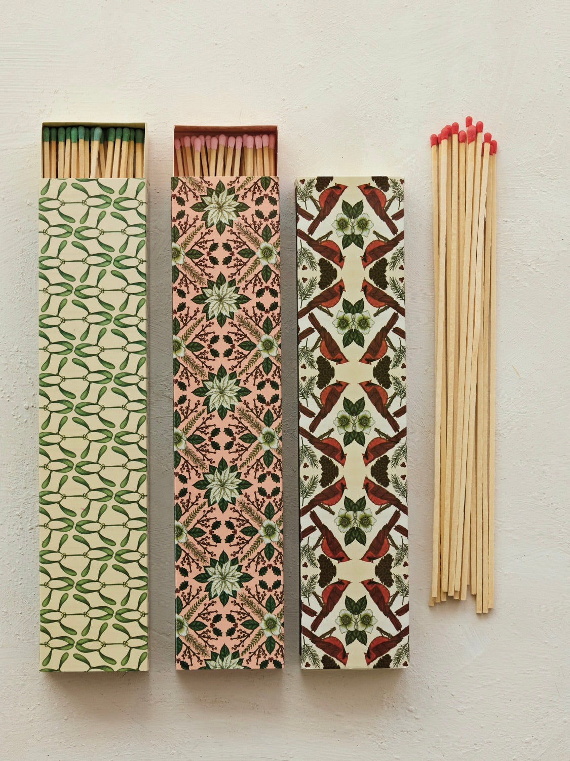 Fireplace Holiday Matches in Box