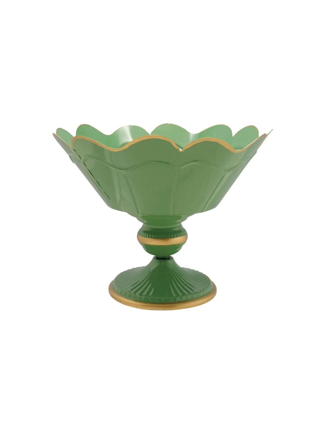 Scalloped Footed Bowl