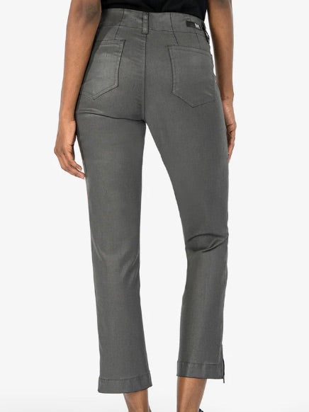 Kut From The Kloth: Reese Ankle Straight Leg Pant - Coated