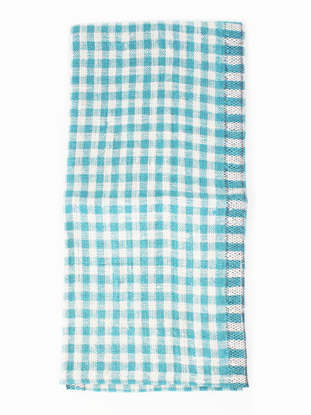 Woven Tea Towel- Turquoise