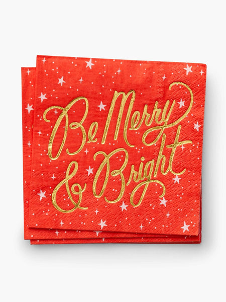 Be Merry & Bright Cocktail Napkins