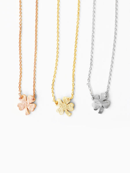 Solid Clover Necklace