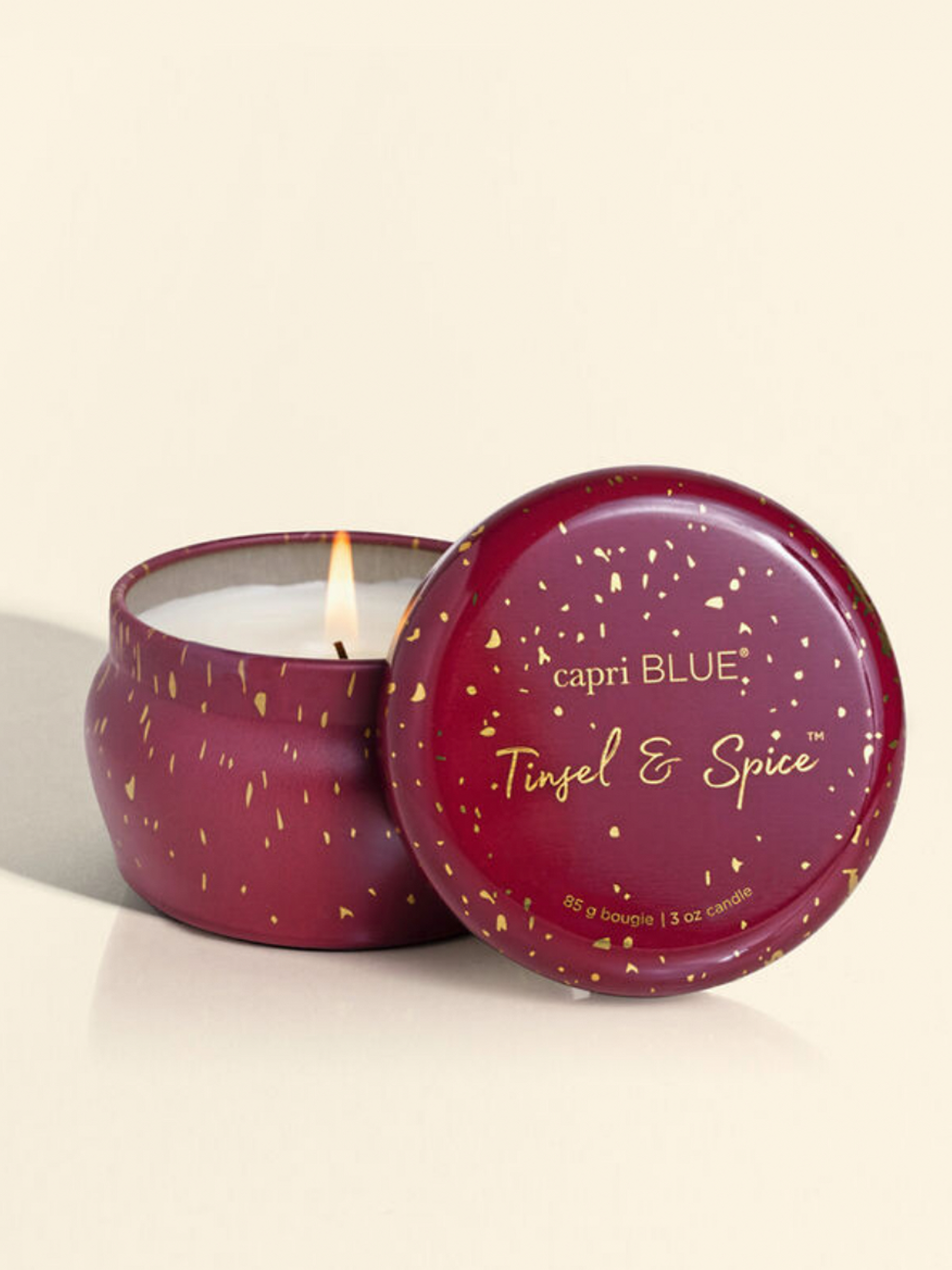 Tinsel & Spice Mini Tin Candle