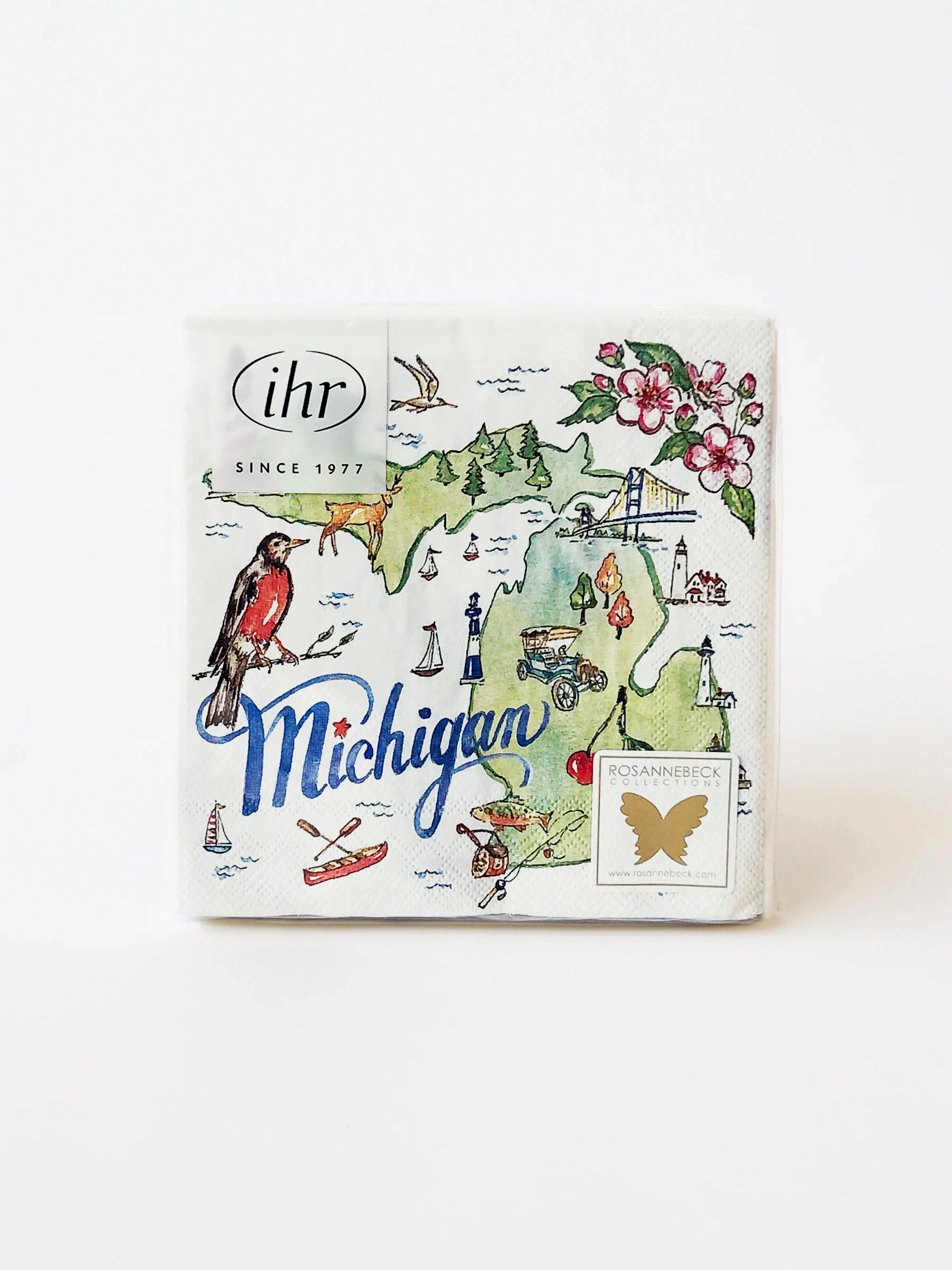 Michigan Cocktail Napkin
