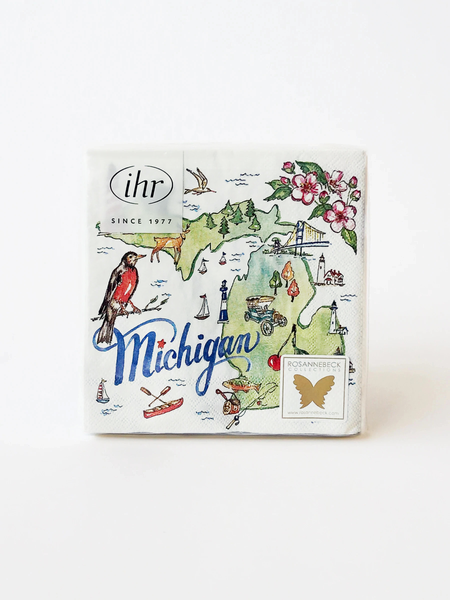 Michigan Cocktail Napkin