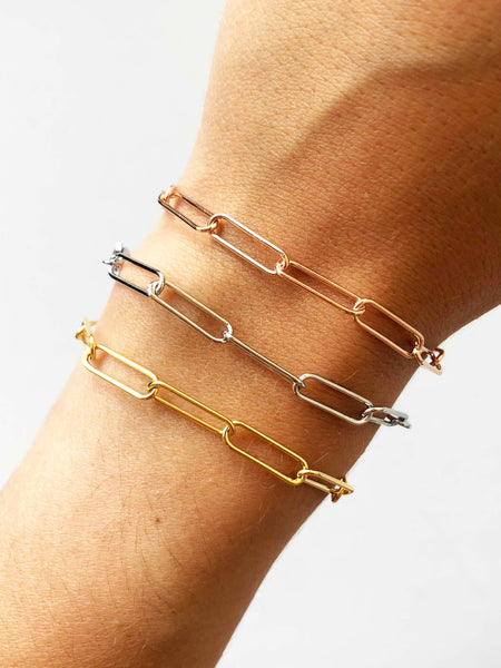 Paperclip Chain Bracelet